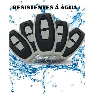 5x Controle Universal para Portão Automático e Alarme 433Mhz Modelo Chaveiro em Oferta na Shopee