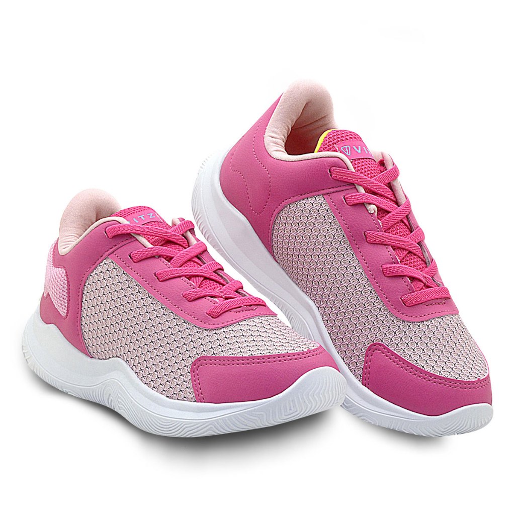 Tênis Feminino rosa infantil conforto e atitude em todos os momentos– estilo, cor e praticidade!