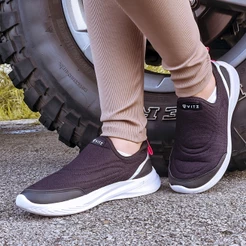 Tênis Feminino Infantil Pé com Pé Calce Fácil Preto/Pink - Conforto e Modernidade Para o Dia a Dia