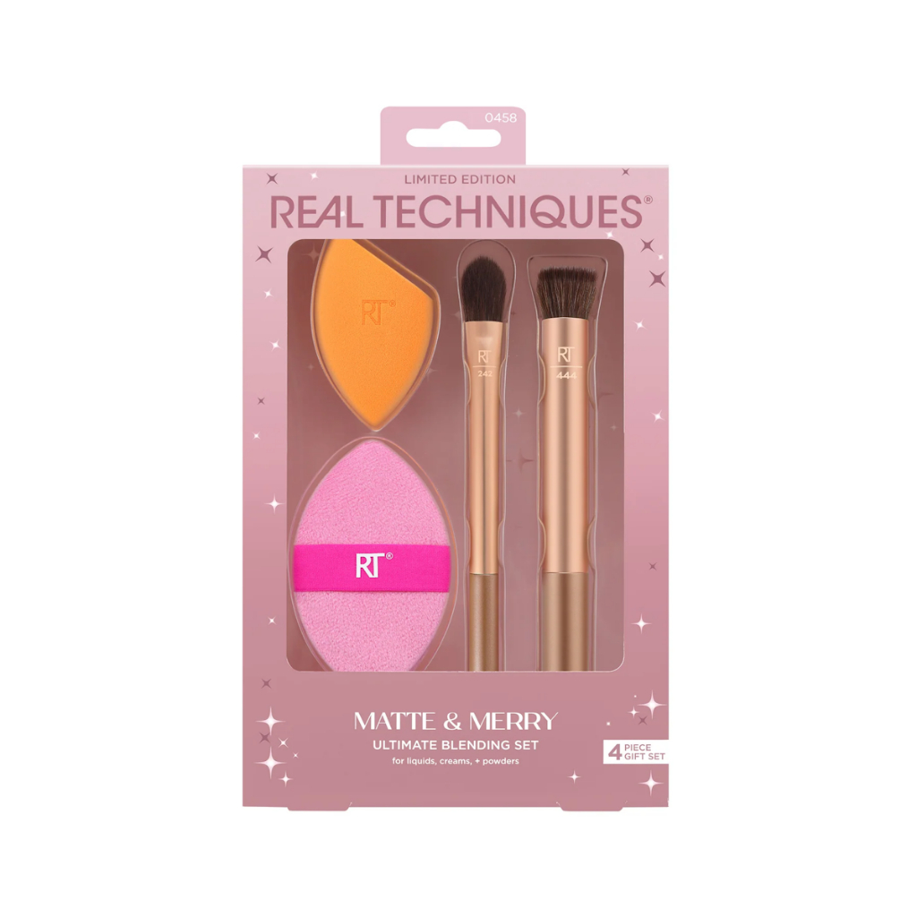 Real Techniques - Kit Matte & Merry em Oferta na Shopee