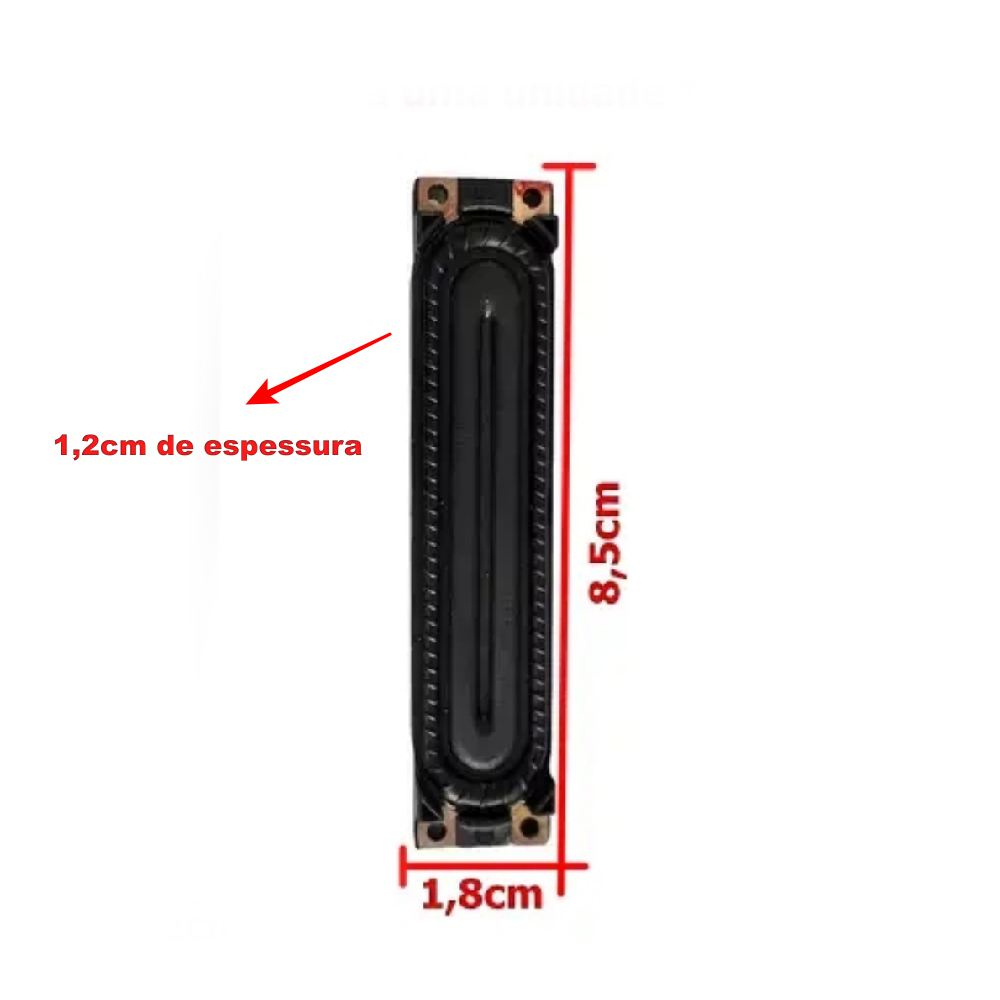 Alto Falante Tv Samsung 6R x 10W (85x18mm) CH-8518 - UN40F5200AG / Un32f4300 / UN40F5500 / UN46F6400