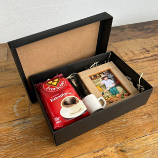 KIT 5~10 Caixas Presente 35x24x9cm Preta | Embalagem Durável Resistente Sofisticada Organizadora em Oferta na Shopee