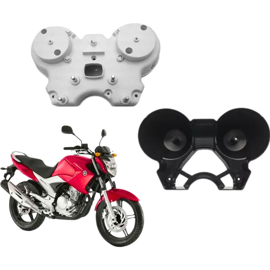 Kit 2 Carcaça Painel Inferior E Interna Fazer 250 Até 2010