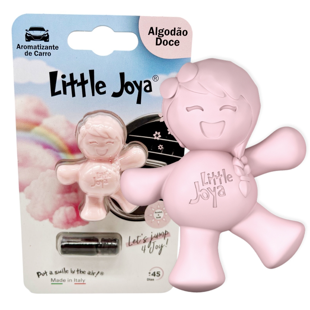 Aromatizante Automotivo Cheirinho para Carro Little Joya Algodão Doce