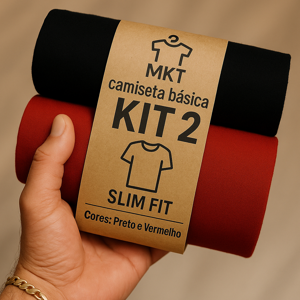 KIT 2 Camisetas Masculinas Basicas Importadas Camisa Algodão Premium em Oferta na Shopee