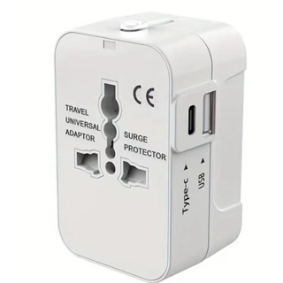Adaptador Tomada Universal Com Usb E Usb-c 150 Países em Oferta na Shopee