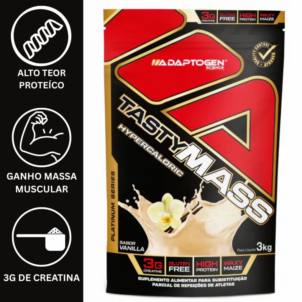 TASTY MASS HIPERCALÓRICO 3KG -  ADAPTOGEN