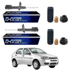 PAR AMORTECEDOR DIANTEIRO PALIO 2001 A 2009 ORIGINAL NAKATA + KITS