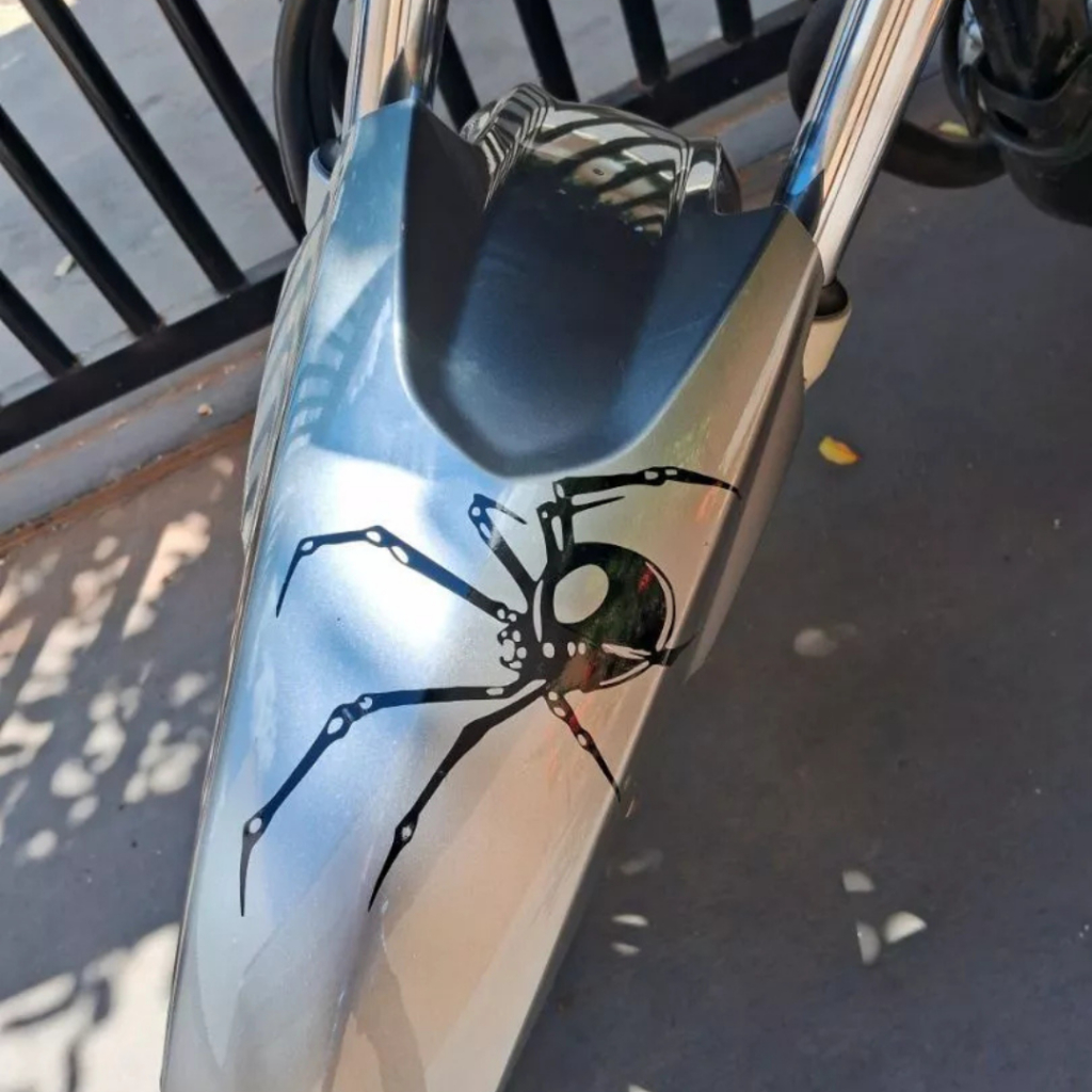 ADESIVO DA ARANHA - ORIGINAL - PARA MOTOS -TANQUE DE MOTO CAPACETES