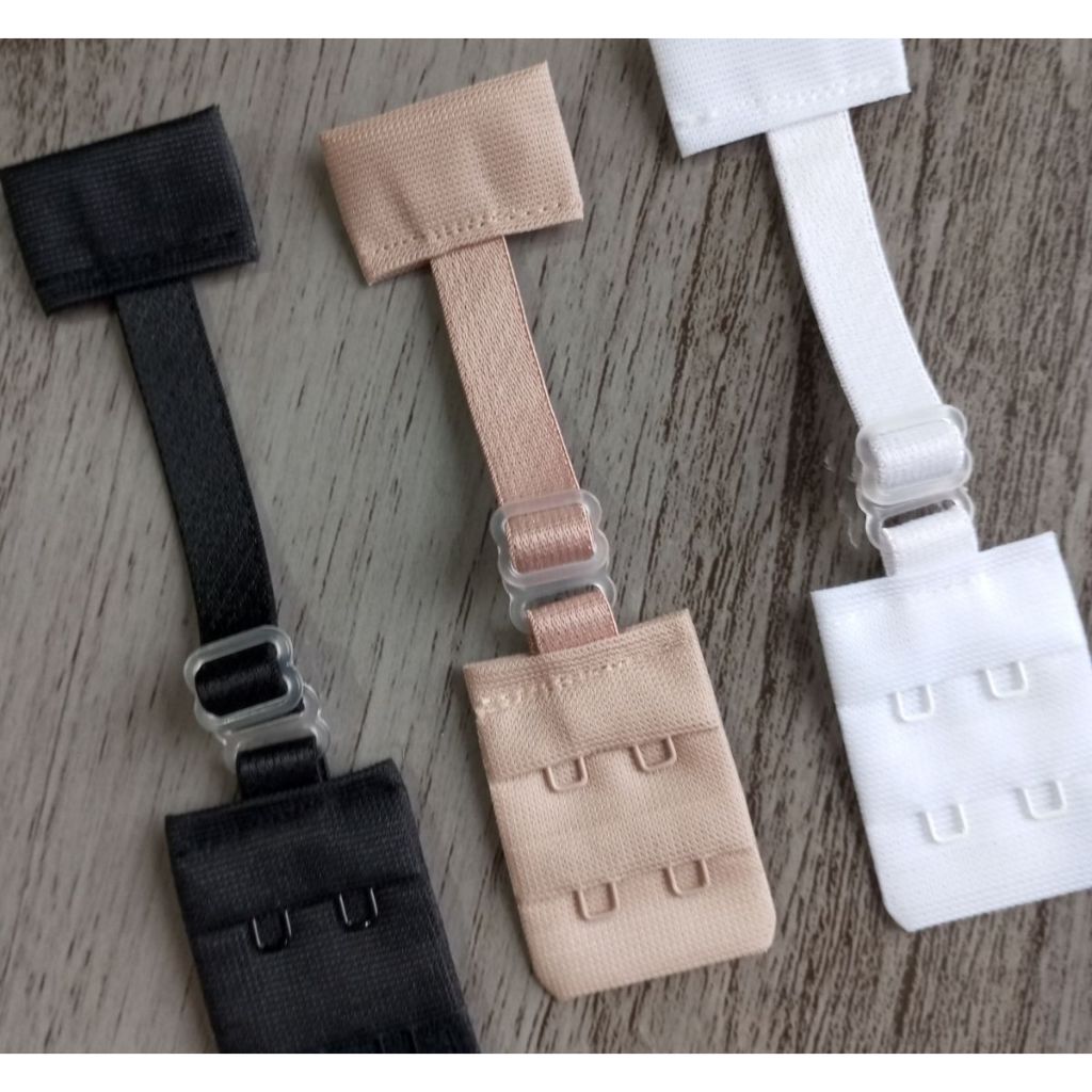 Kit com 2 Extensores Reguláveis Aumenta e Diminui Largura do Sutiã com 2 Ganchos
