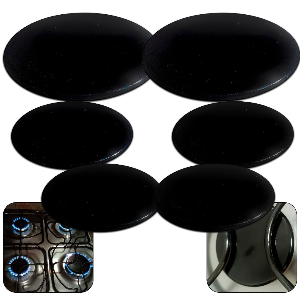 Espalhador Peças Fogão Brastemp 6 Bocas 4 Pequenos 2 Grandes