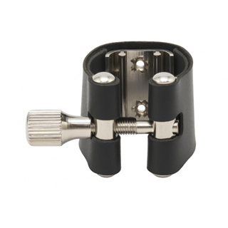 Abraçadeira de Couro Ressonador de Metal Prata Clarinete em Oferta na Shopee