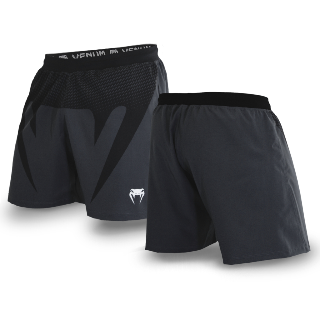Short Venum Attack Masculino Cinza e Preto