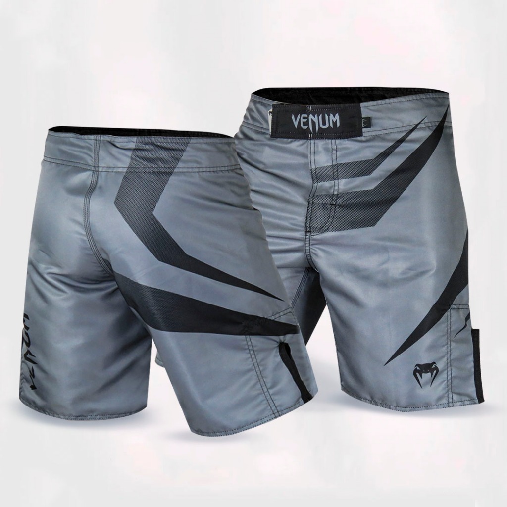 Bermuda Venum Jiu-Jitsu Fightshort Advanced Wild Force Cinza em Oferta na Shopee