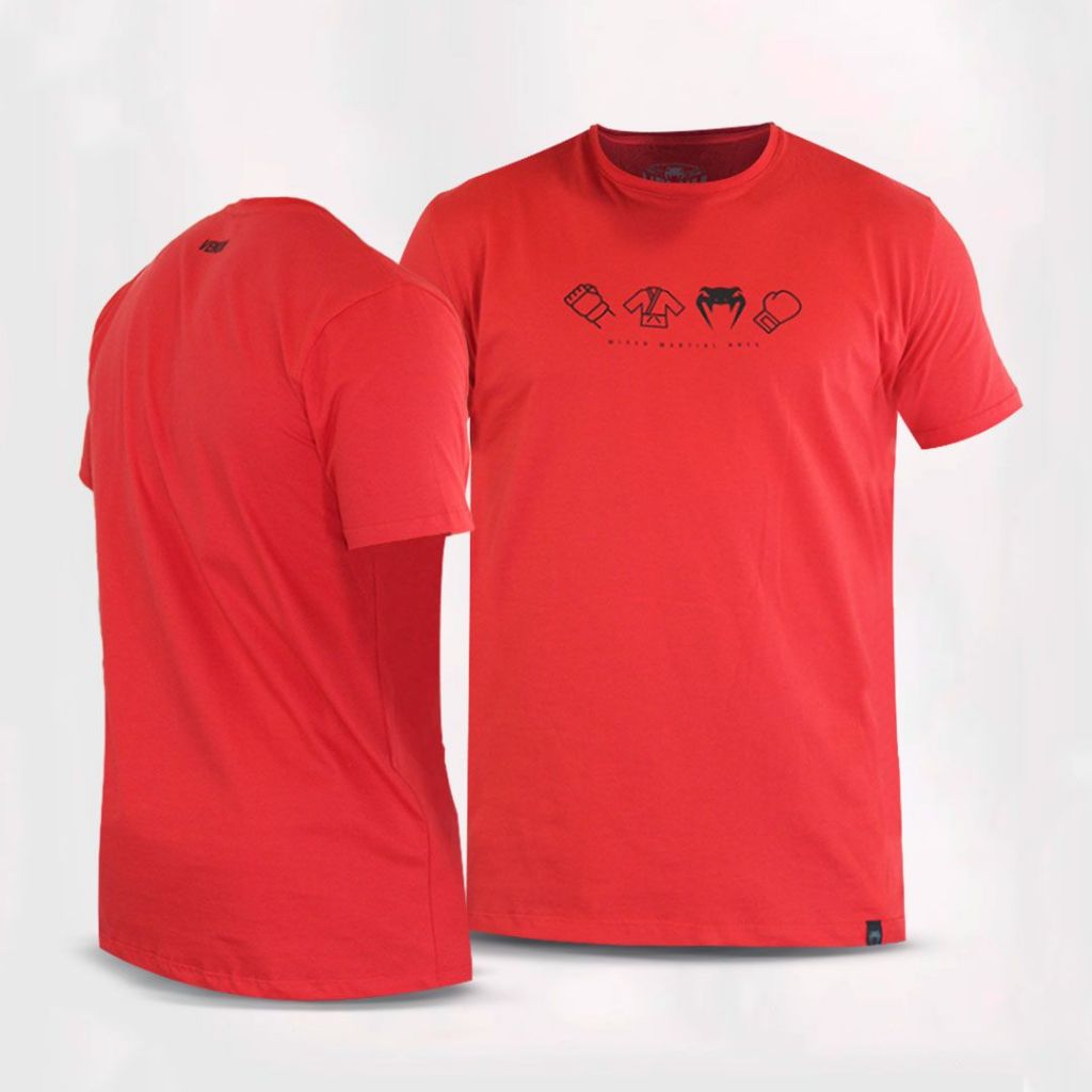Camiseta Venum Icons Basic Vermelho em Oferta na Shopee