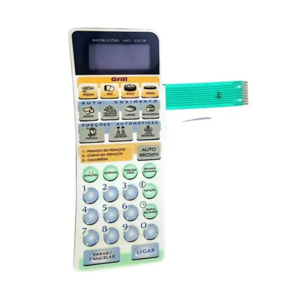 Membrana Adesiva Teclado Microondas Panasonic - Nng61
