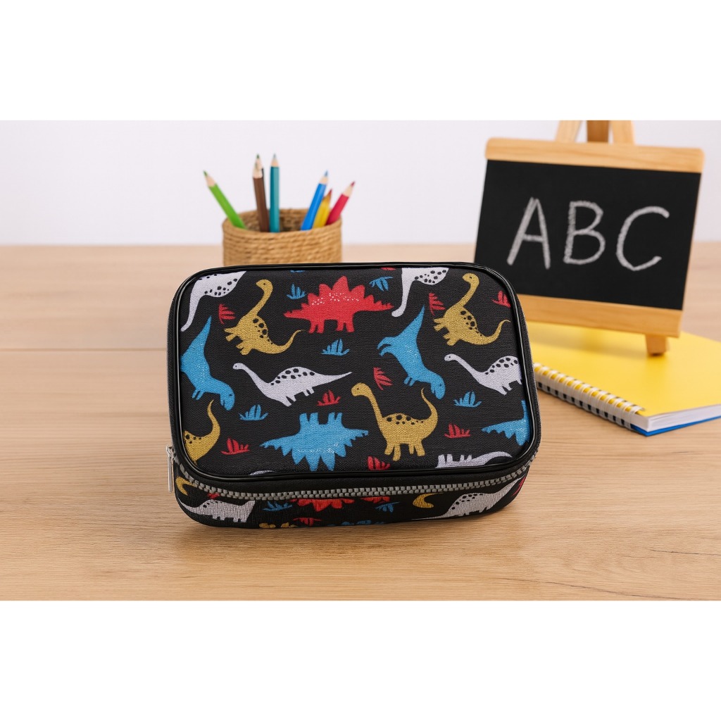 Estojos box 100 pens dinossauro em Oferta na Shopee