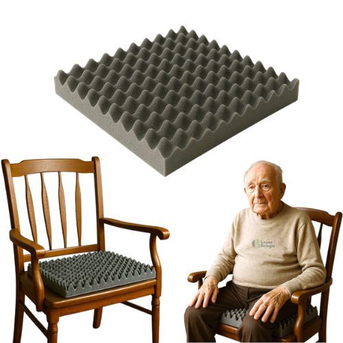 Almofada Caixa Casca De Ovo D20 Quadrada Espuma 44x44x5cm