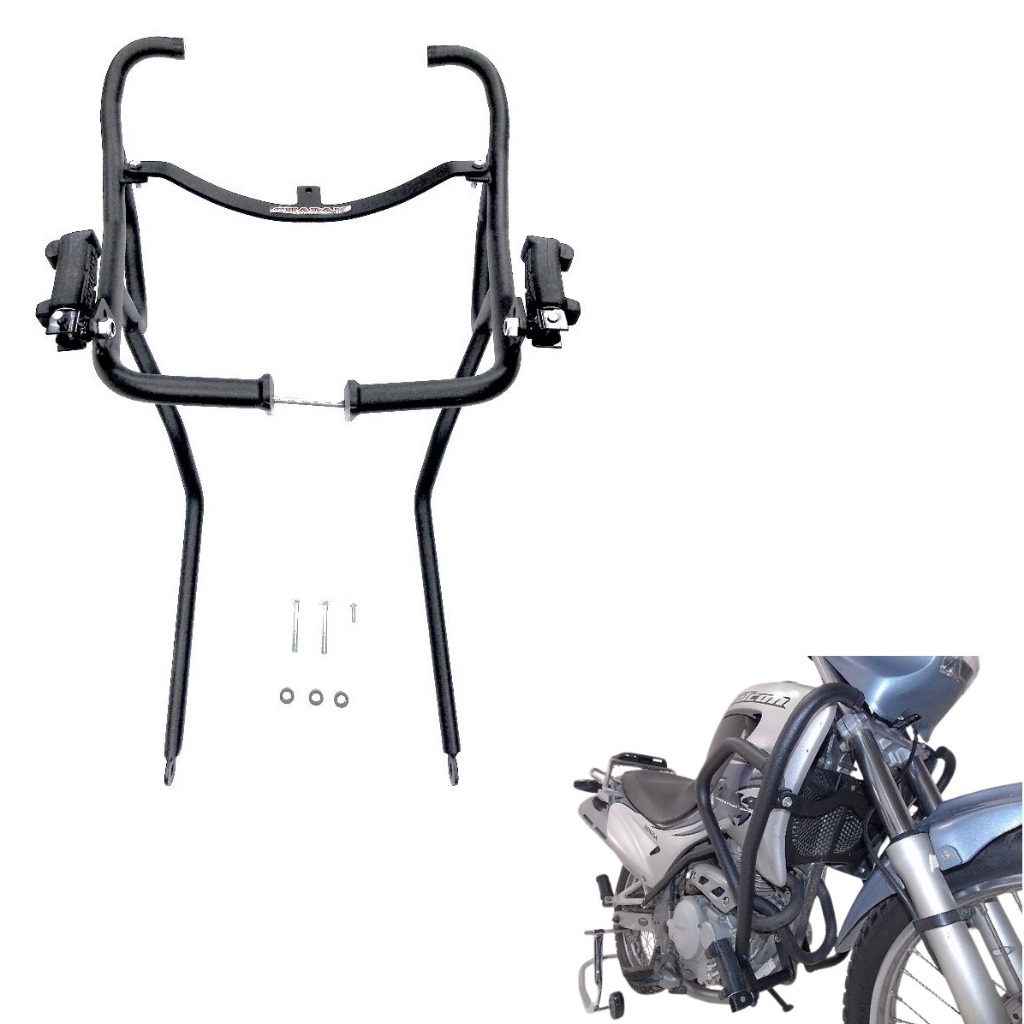 Protetor de Motor e Carenagem Com Pedaleiras Falcon 400 1999 a 2009