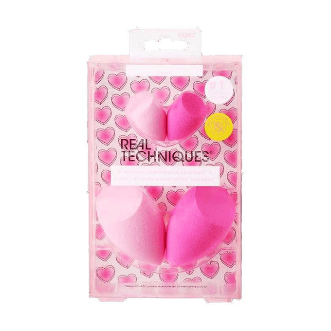 Imagem Real Techniques - Kit Amor com 2 Esponjas& 2 Minis