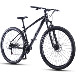 Bicicleta Aro 29 Ksw 24 Vel Marchas aero Alumínio Freio a disco Hidráulico suspensão Mtb