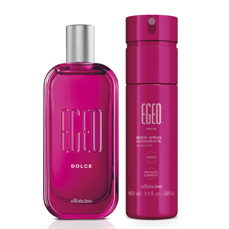 Linha Egeo Dolce O Boticario ORIGINAL Perfume Hidratante Body Splash