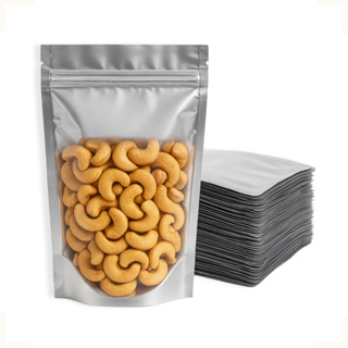 Saco Stand Pouch Metalizado Visor 12x19,5 Zip Lock Kits de 25 a 100 Un em Oferta na Shopee