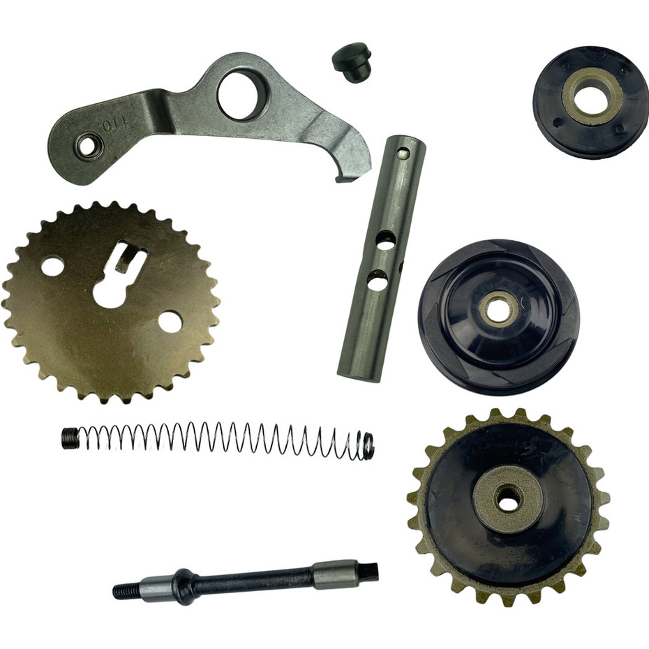Kit Engrenagem Biz 100 Pop 110 Tensor Guia Corrente Comando