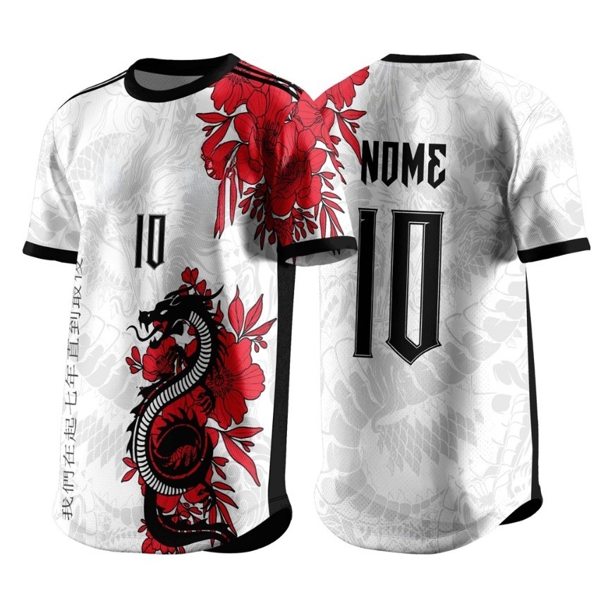 Camisa de uniforme para interclasse/jogos internos/futebol personalizada com nome e numero mod 368