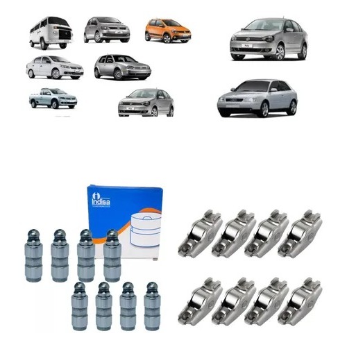 Jogo Tucho De Válvula C/ Balancim Gol Fox G5 G6 1.0 8v Power em Oferta na Shopee