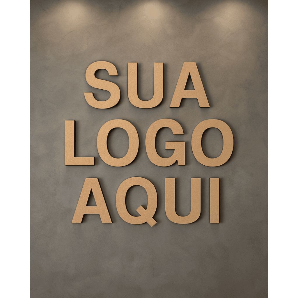 Letreiro Personalizado em MDF Cru 3mm para Lojas e Empresas | Cru ou Branco | 70cm a 1.5m