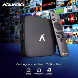 TV Box Aquário STV3000 Plus Smart TV Android WiFi Full HD Original Aquário