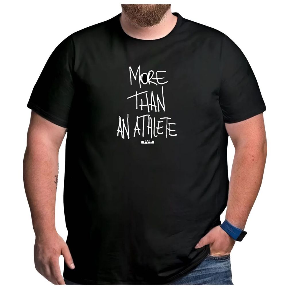 Camiseta Basquete Plus Size Frase Lebron King 23 James