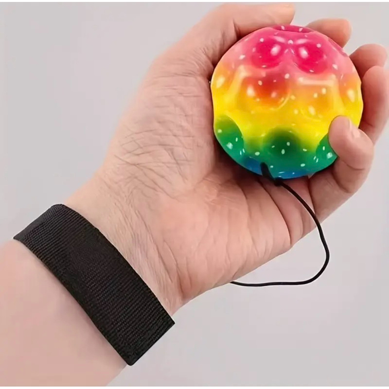 Bola Lunar De Brinquedo Com  Elástico Pula Alto, Para Crianças, Resistente Anti-stress Camuflada em Oferta na Shopee