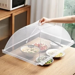 Kit Telas Protetoras de Alimentos 41cm Anti Moscas Mosquiteiro Flexível