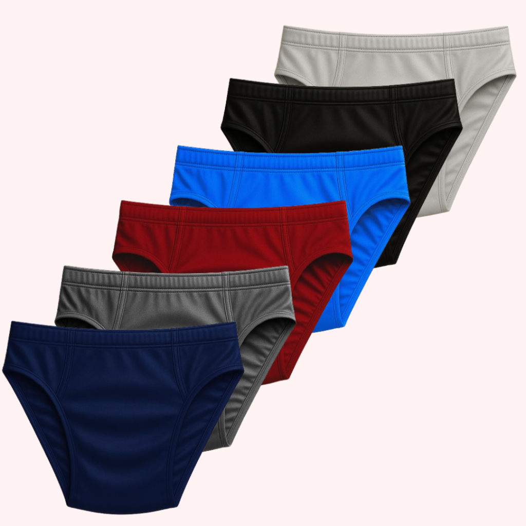 Kit 6 Cueca Slip Comum Adulto Microfibra Tamanho P ao Plus Size Tradicional em Oferta na Shopee