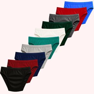 12 Cuecas Adulto Slip Masculino do P ao Plus Size Elástico Embutido Microfibra em Oferta na Shopee