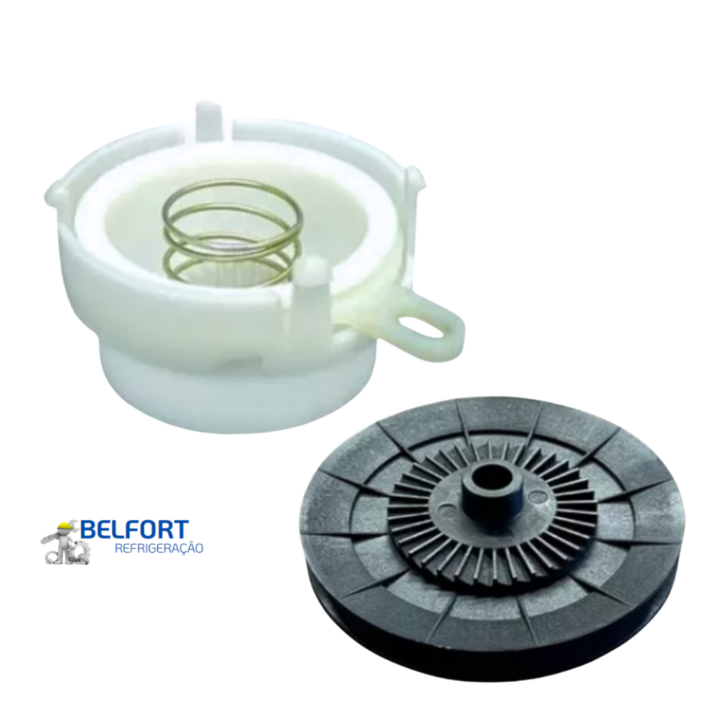 Kit Came Completo + Polia em V para Máquina de lavar Brastemp