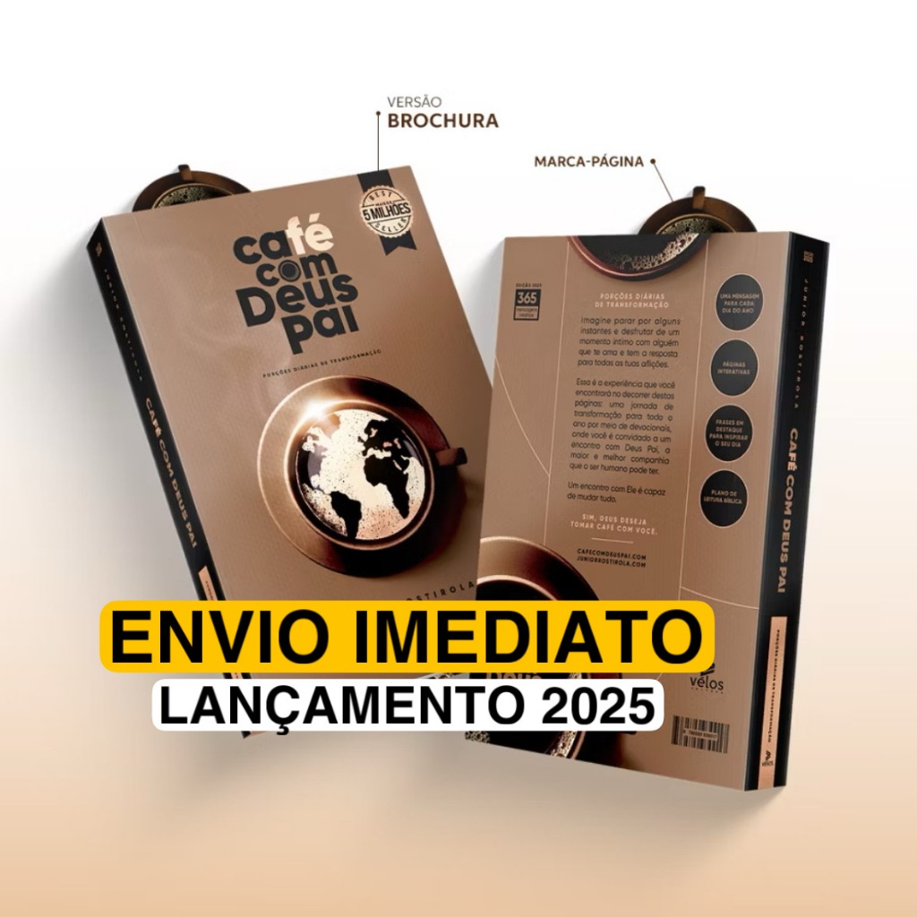 Devocional Café com Deus Pai 2025/ Capa brochura