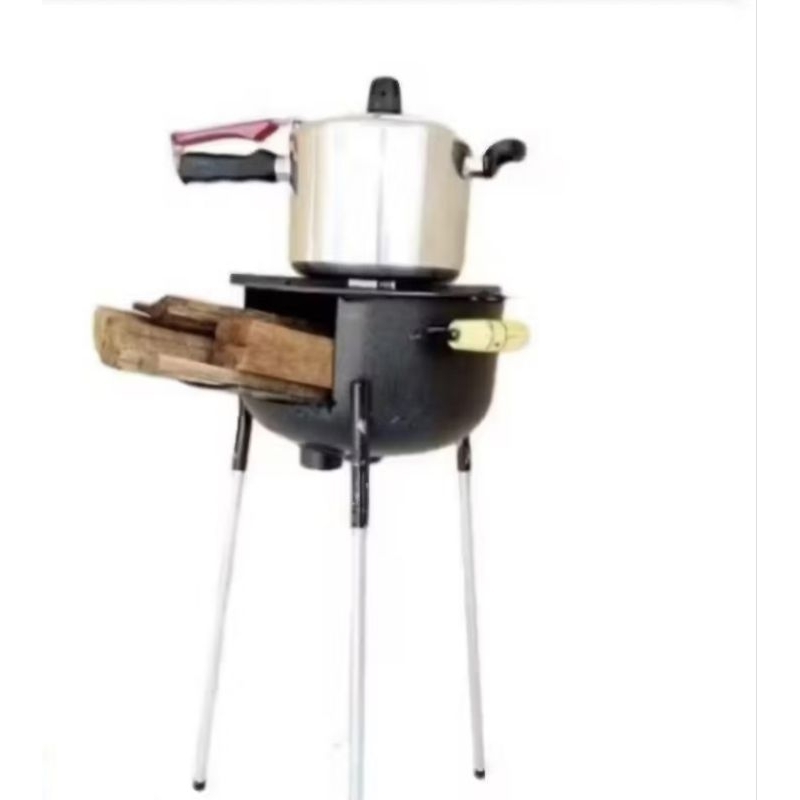 Imagem Fogão a Lenha Portátil Camping Praia Acampamento e Campo