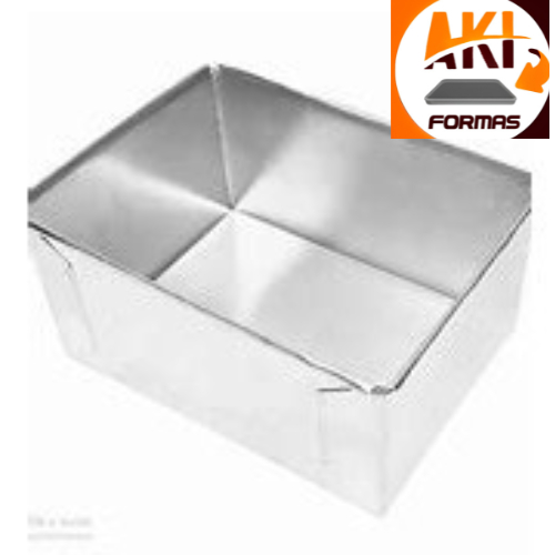 FORMA RETANGULAR 36X26X10 ALTA DE ALUMINIO PARA BOLO 1 PEÇA NUMERO 4 (( CAIXA 4 )) em Oferta na Shopee