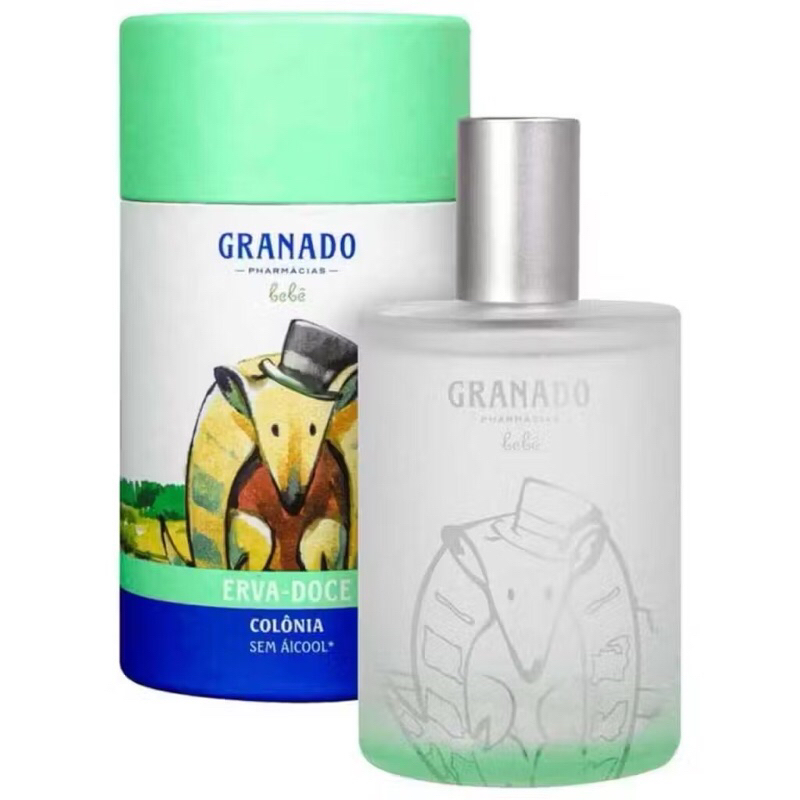 Granado Bebê Colônia Erva Doce Original - 100ml - Perfume Infantil, Recém Nascido