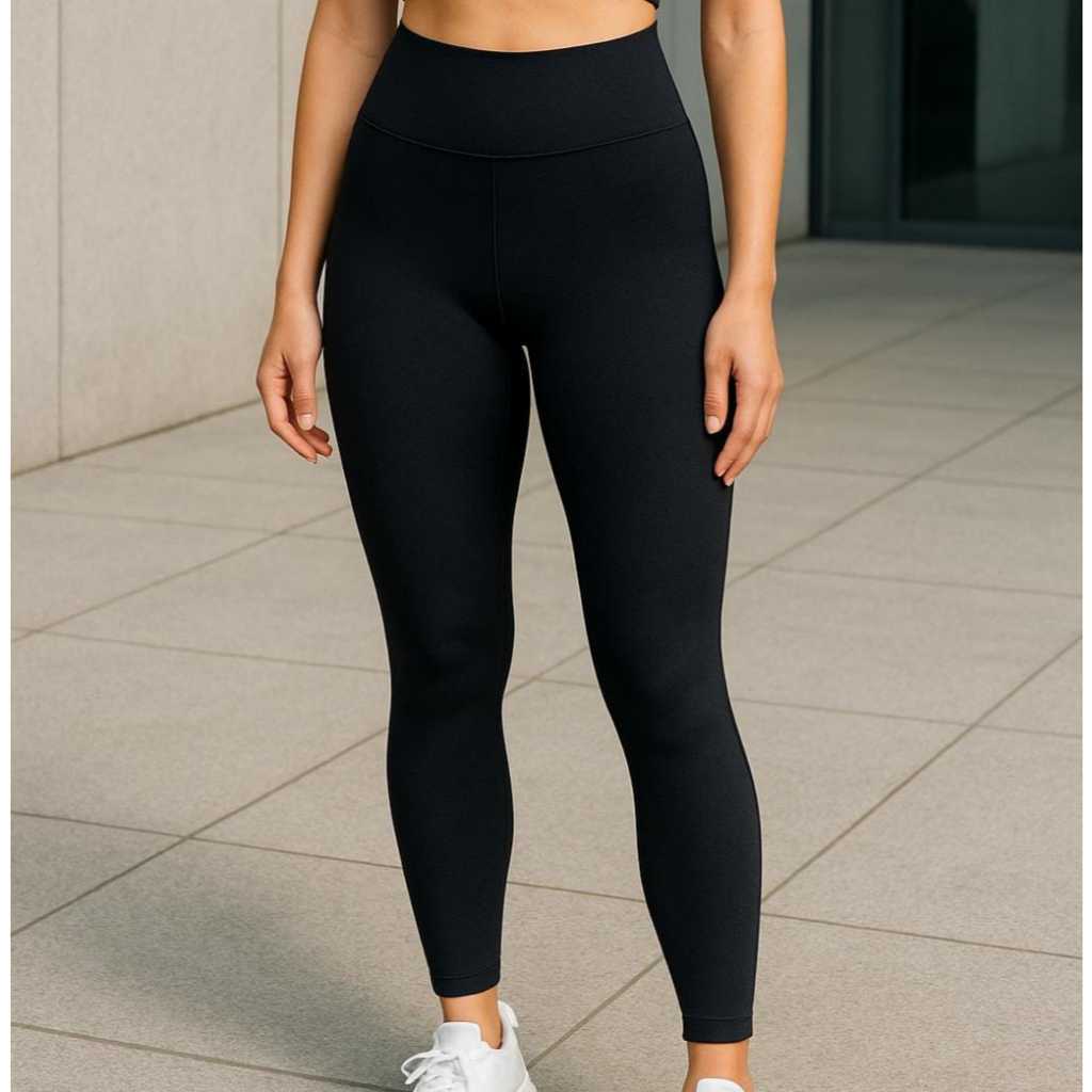 Calça Legging Feminina Academia Esportiva Fitness Cintura Alta Slim Lisa Básica academia do P ao GG
