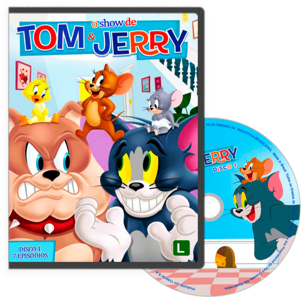DVD - Tom e Jerry - O Show de Tom e Jerry 1º Temporada Disco 1 (2014) (Dublado)