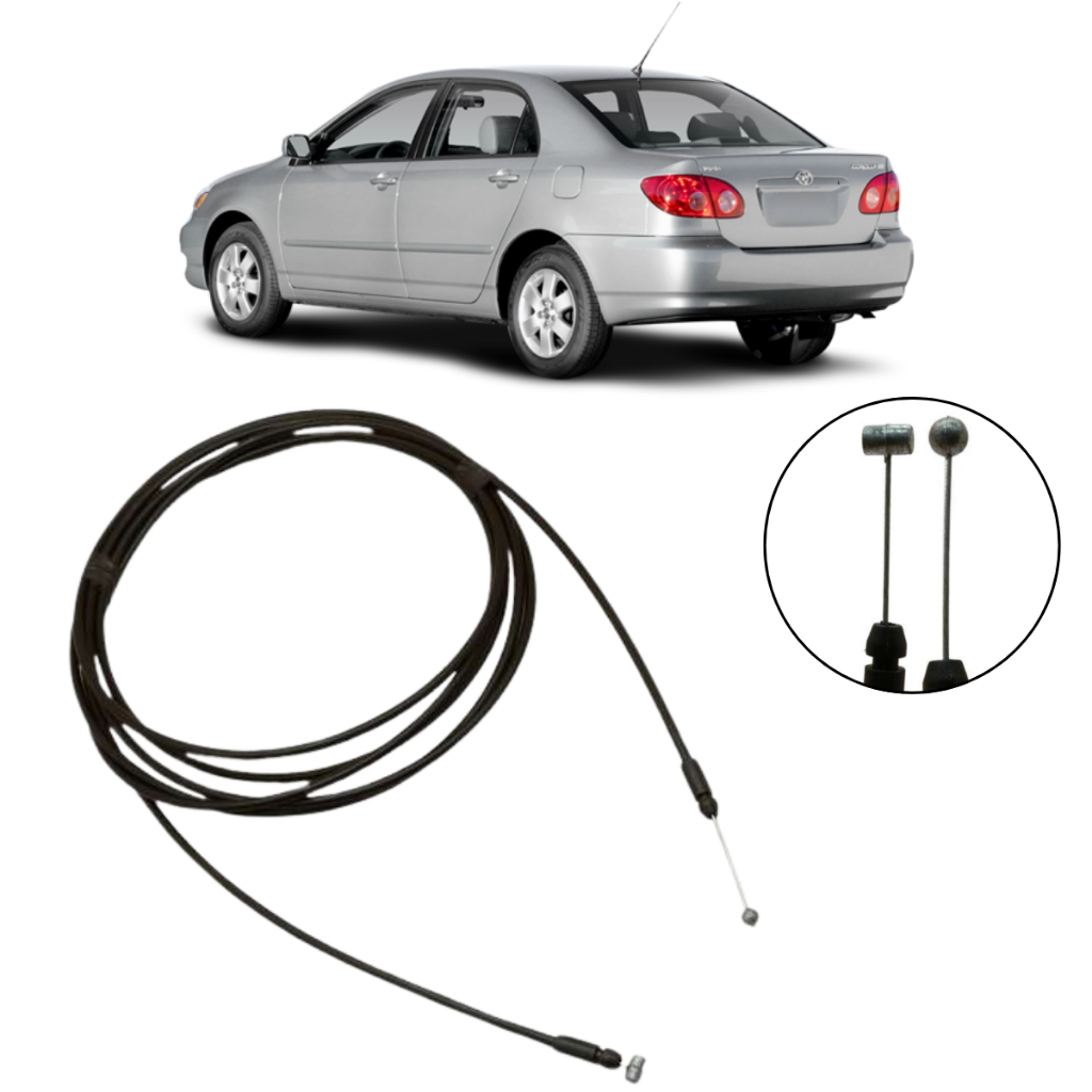 Cabo Abertura Do Porta Malas Toyota Corolla 2002 A 2008 6460702110 em Oferta na Shopee