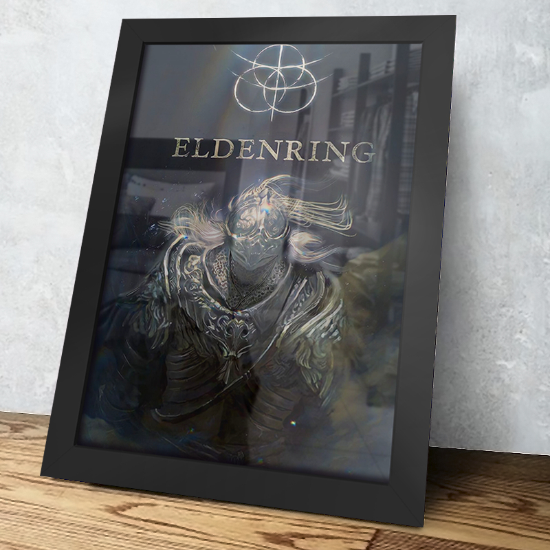 Placas Decorativas Quadros Elden Ring 01 a 12, Malenia,Radahn, Godrick,Rykard, Mohg, PS4, Game