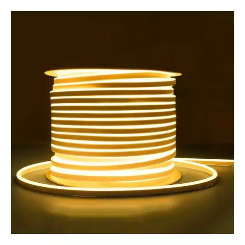 Kit 5 a 30metros Mangueira Fita LED Neon Flex Branco Quente/Branco Frio  3500K/6500K 110v/220V