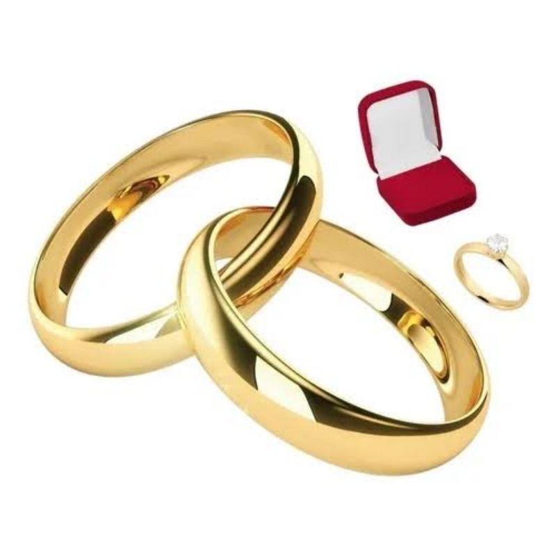 Par Alianças Ouro 18k em Tungstênio + Solitário + Caixa para Noivado