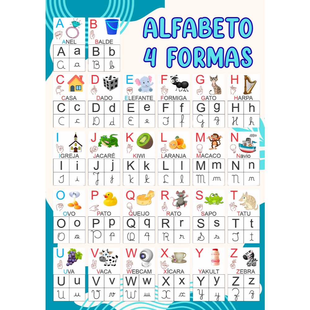 ✨ KIT ALFABETIZAÇÃO ✨  KIT EDUCATIVO ALFABETIZAÇÃO COMPLETO – PLASTIFICADO E REUTILIZÁVEL! ✨