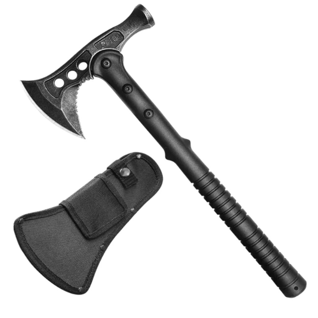 Machado Martelo Tomahawk Bushcraft Sobrevivencia Bainha DF-2